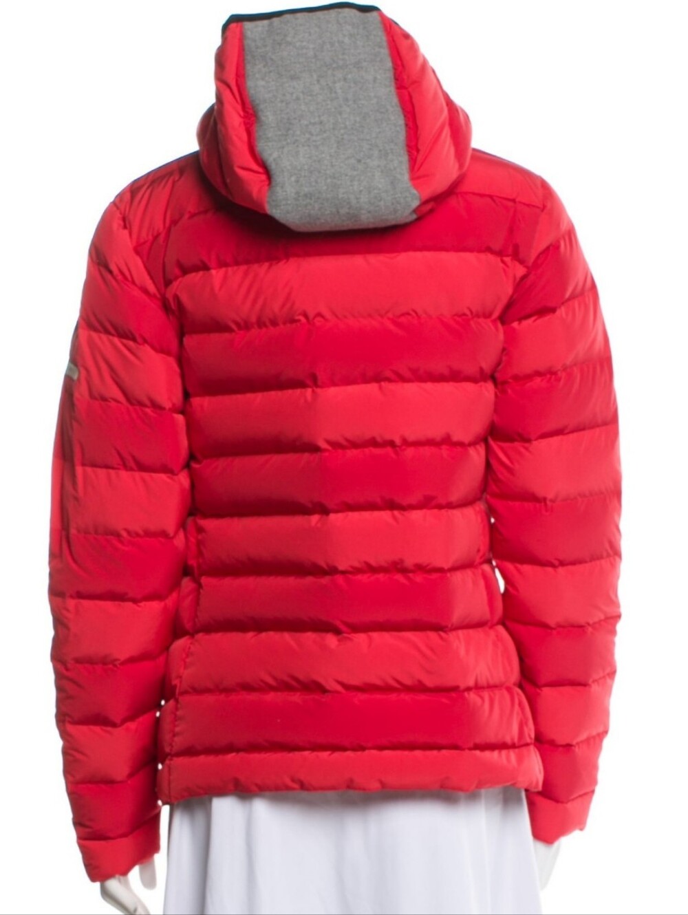 Capranea Quilted Down Jacket Hoodie Full Zip Puffer Coat Outerwear - Picture 3 of 5